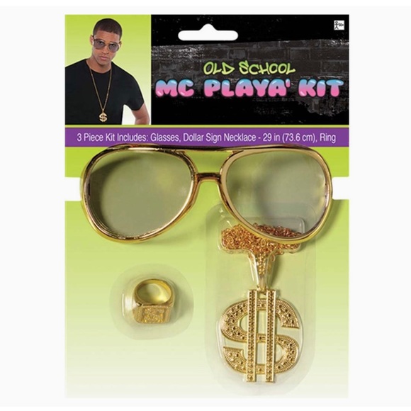 Amscan Inc | Accessories | Mc Playa Kit Rapper Old School | Poshmark